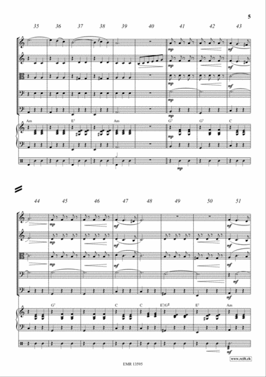 Donauwellen String Quintet scores gallery preview page 5