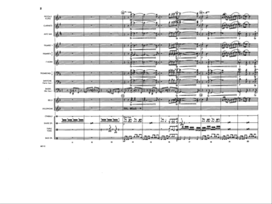 Fire Dance Fire Dance Marching Band scores gallery preview page 3