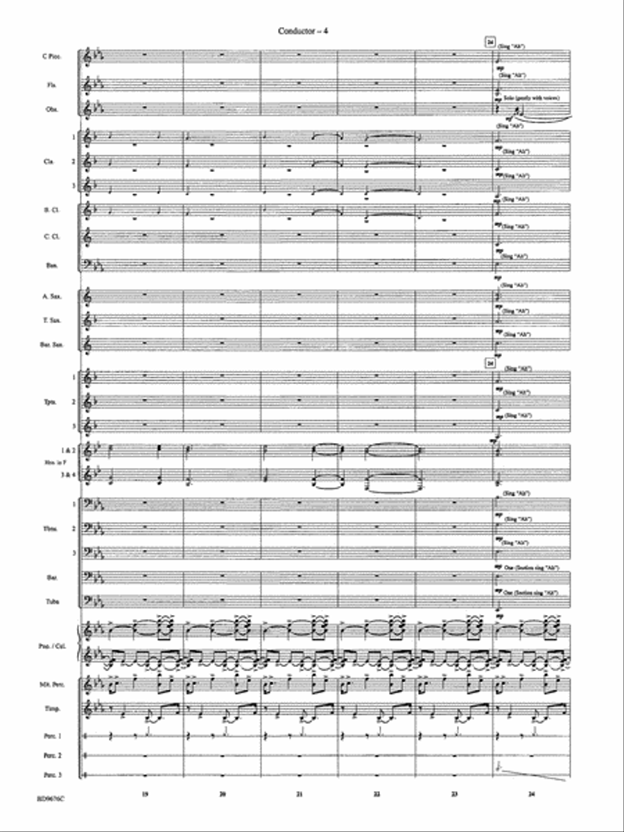 Paradiso: Score Concert Band scores gallery preview page 6