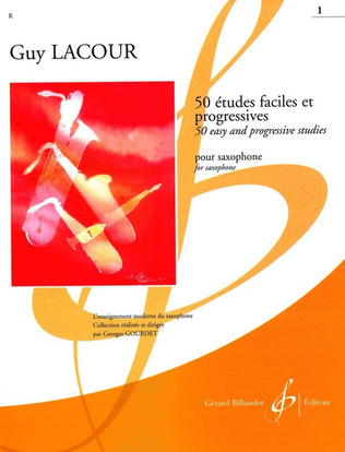 Lacour - 50 Easy And Progressive Studies Book 1 Sax