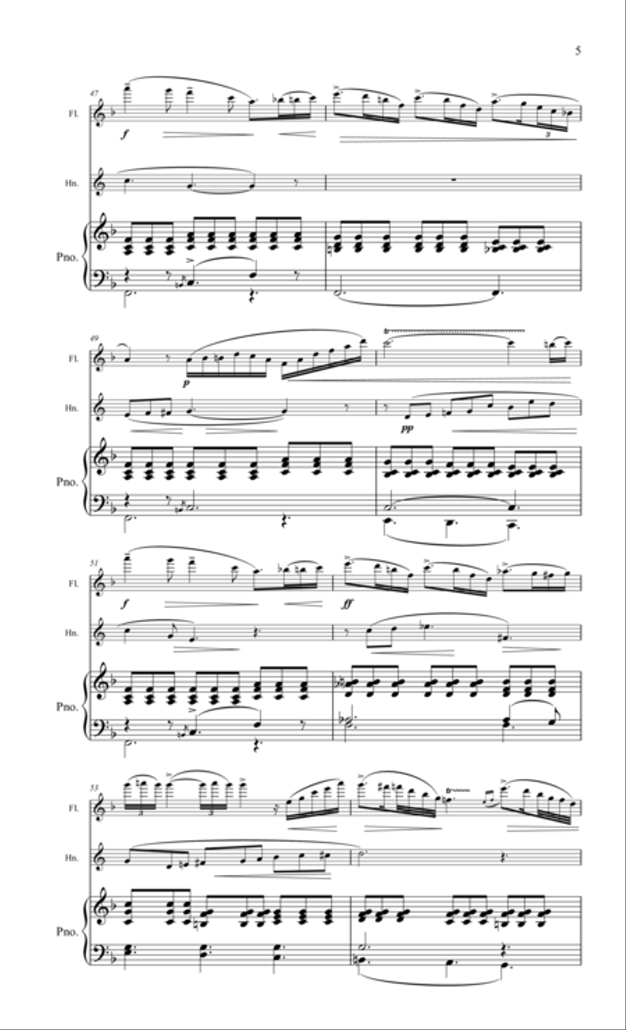 Doppler, Recuerdos de Rigi Small Ensemble scores gallery preview page 6