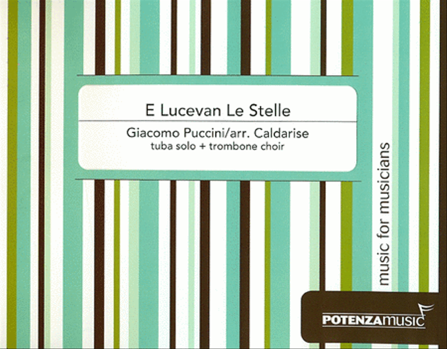 E Lucevan Le Stelle Trombone scores gallery preview page 1