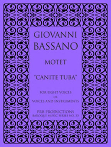 Motet, 'Canite tuba' (score)