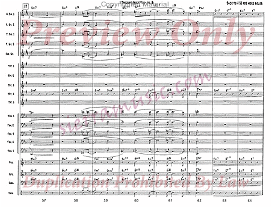 I Thought About You Jazz Ensemble scores gallery preview page 9