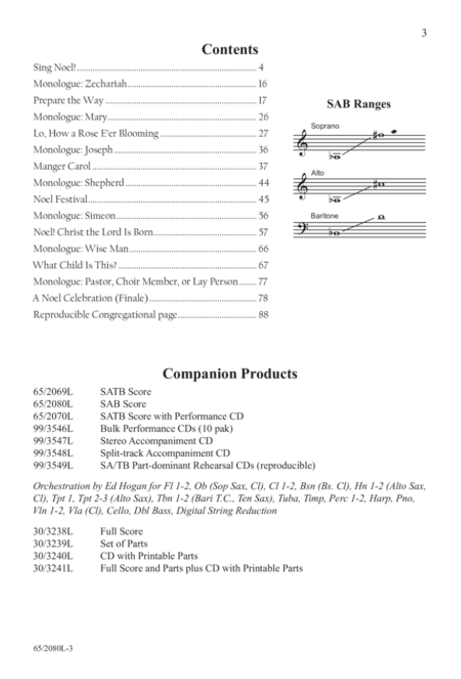 A Noel Celebration 3-Part scores gallery preview page 4