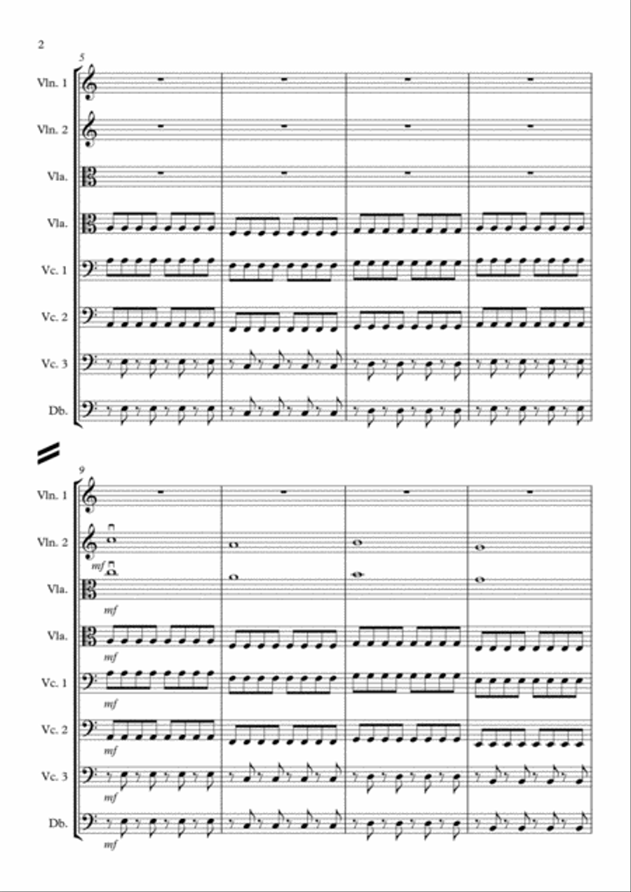 Swell - Easy-to-Play String Ensemble String Quartet scores gallery preview page 2