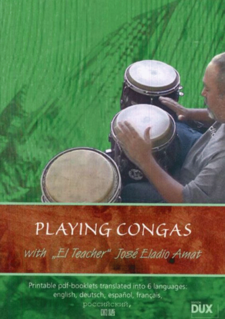 Playing Congas Percussion scores gallery preview page 1
