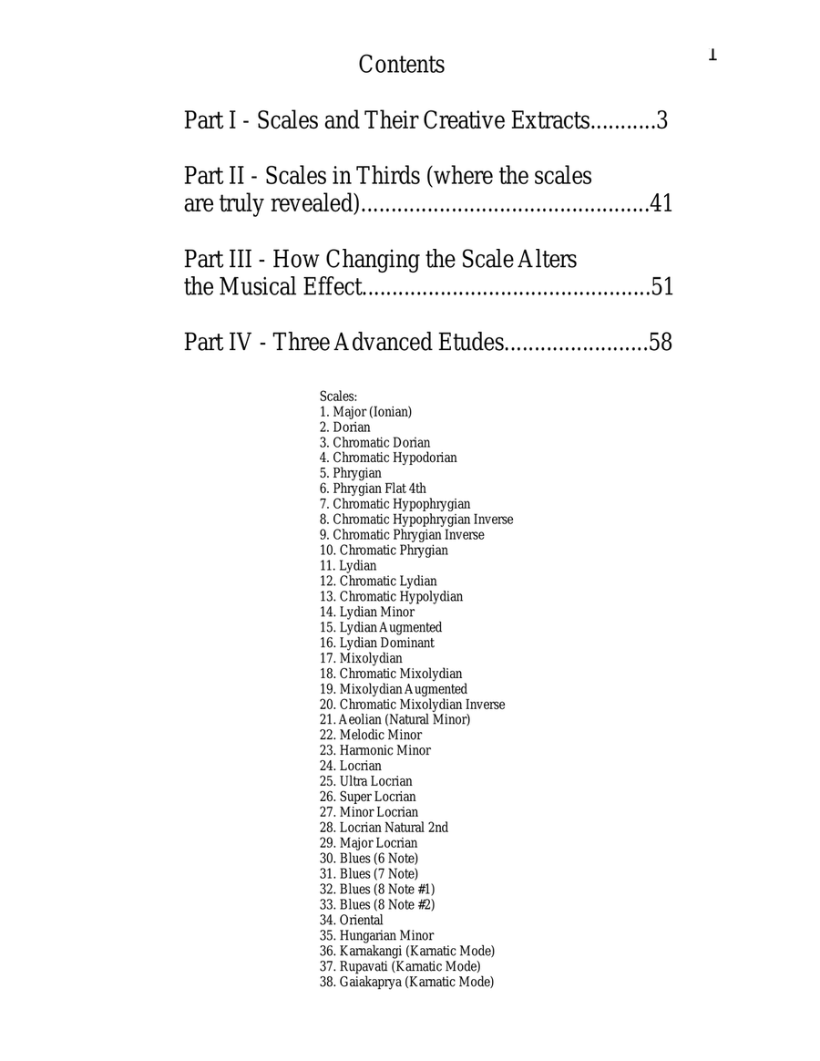 Advanced Scale Studies for all Treble Clef Instruments B-Flat Clarinet scores gallery preview page 2