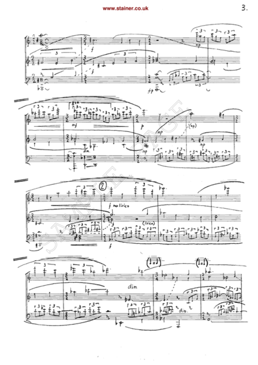 Life's Unquiet Dream. Vocal Score 4-Part scores gallery preview page 4