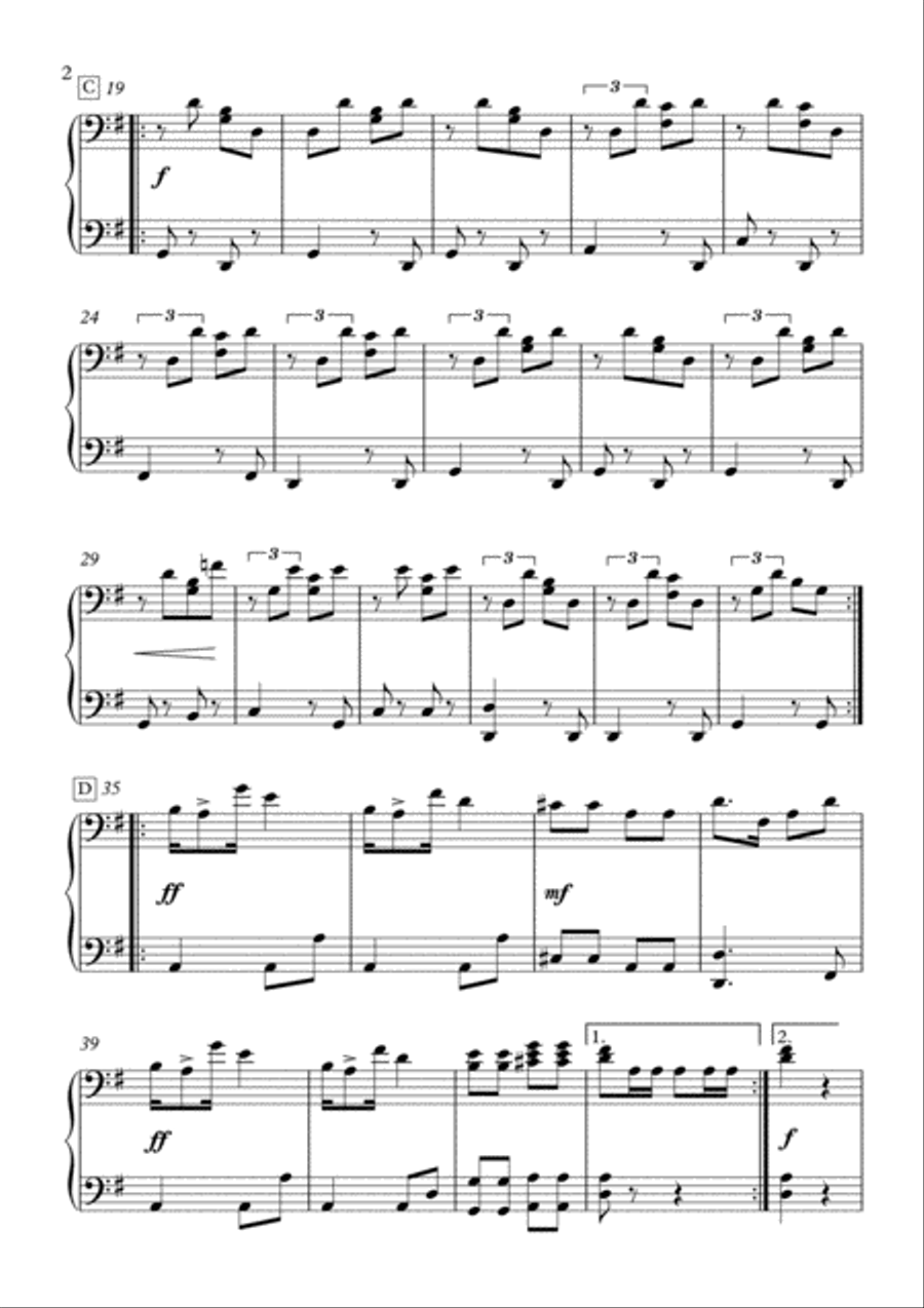 Piano duet is Fun 1 Piano, 4-Hands scores gallery preview page 6