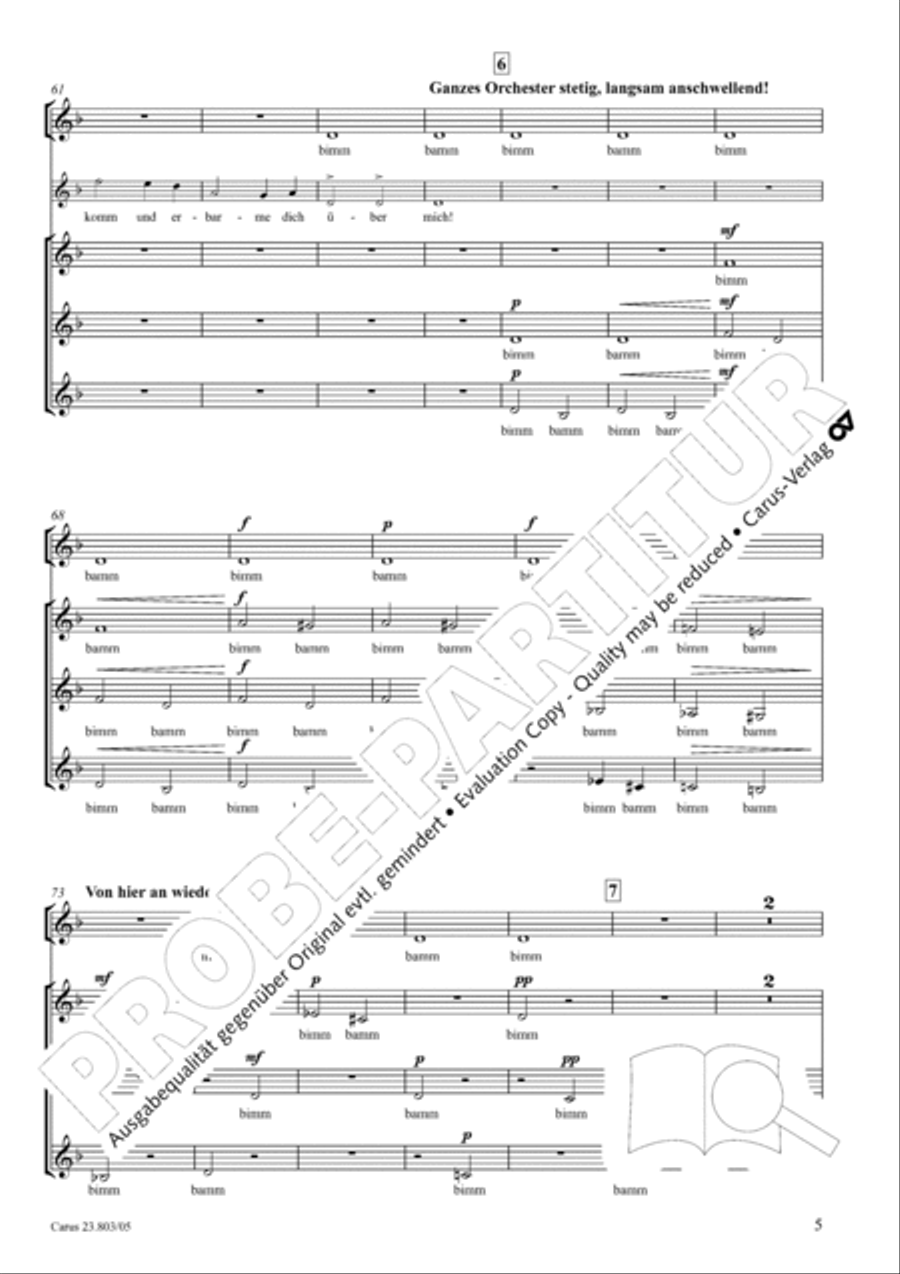 Symphony No. 3 Divisi scores gallery preview page 6