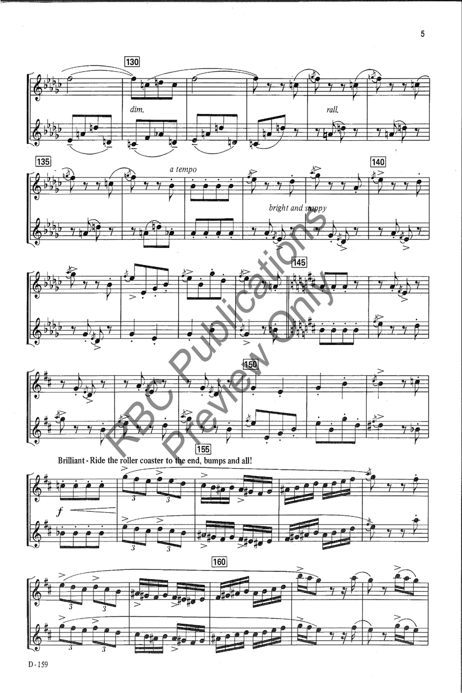 Conversation #3 Flute Duet Flute Duet scores gallery preview page 6