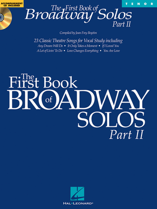 Book cover for The First Book of Broadway Solos - Part II
