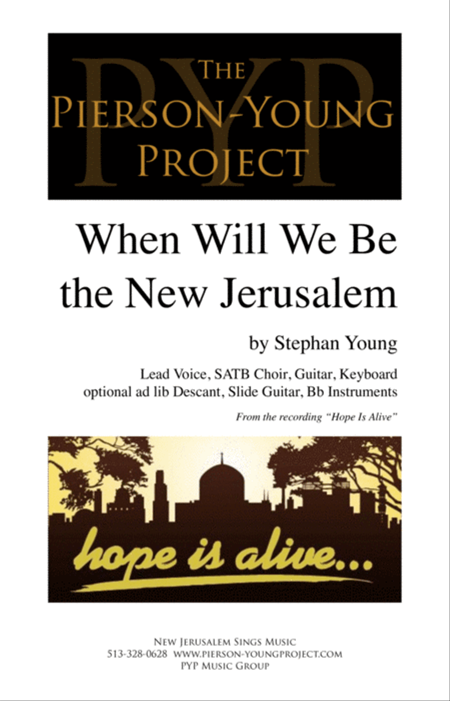 When Will We Be the New Jerusalem 4-Part scores gallery preview page 1