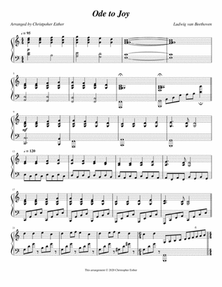Ode to Joy (Advanced Piano)