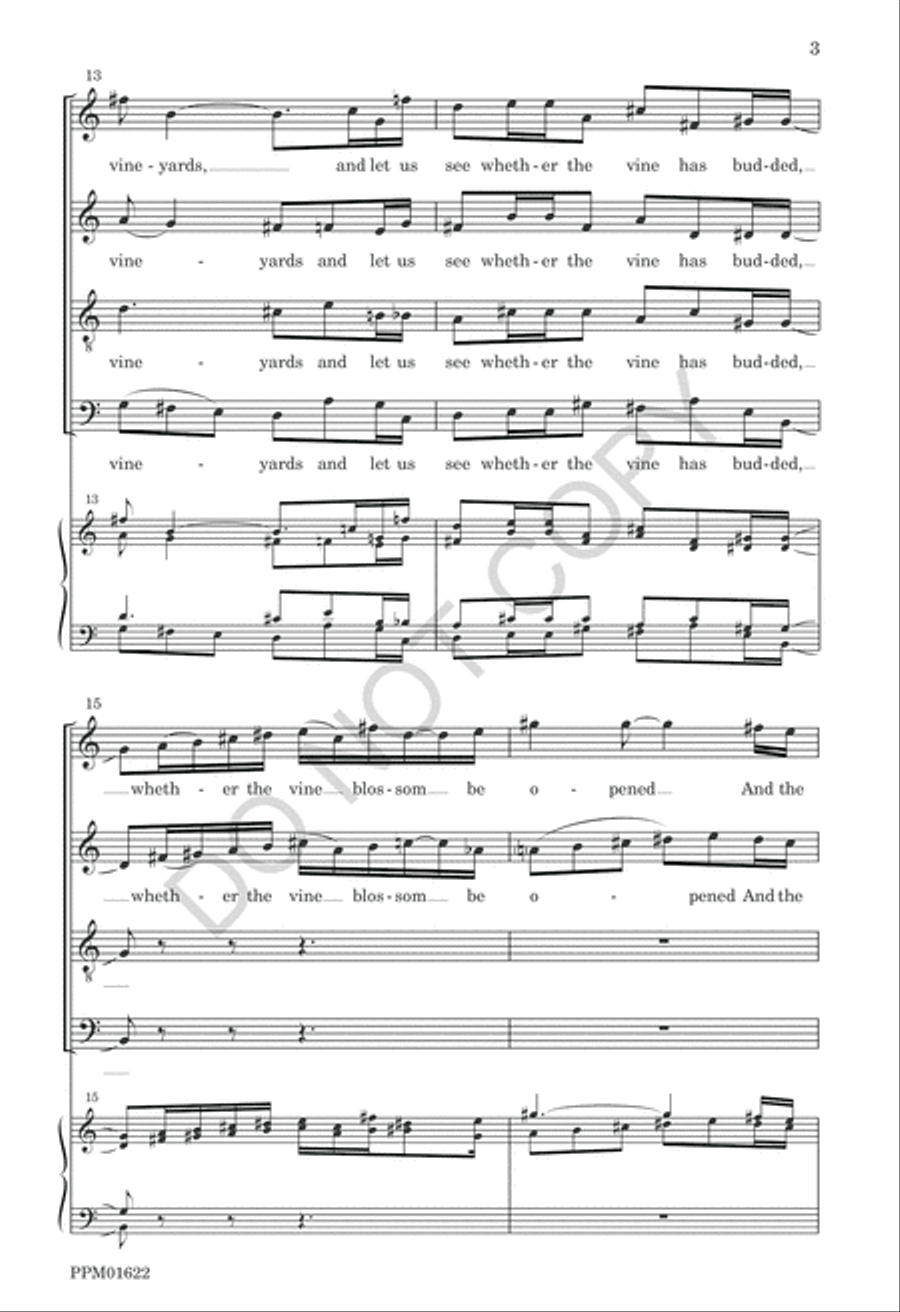 My Beloved Is Mine 4-Part scores gallery preview page 6