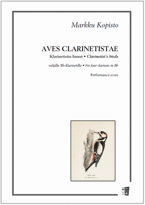 Aves clarinatistae for four clarinets in Bb - Performances score