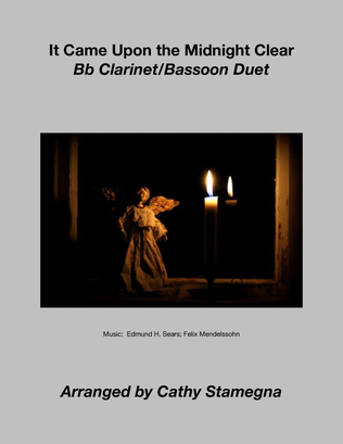 Book cover for It Came Upon the Midnight Clear (Bb Clarinet/Bassoon Duet)