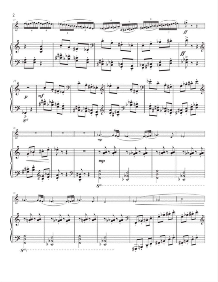 Sonatina for Piccolo Trumpet and Piano Piccolo Trumpet scores gallery preview page 6
