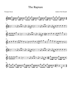 The Rapture Bb Trumpet Score