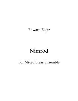 Book cover for Nimrod- Brass Ensemble