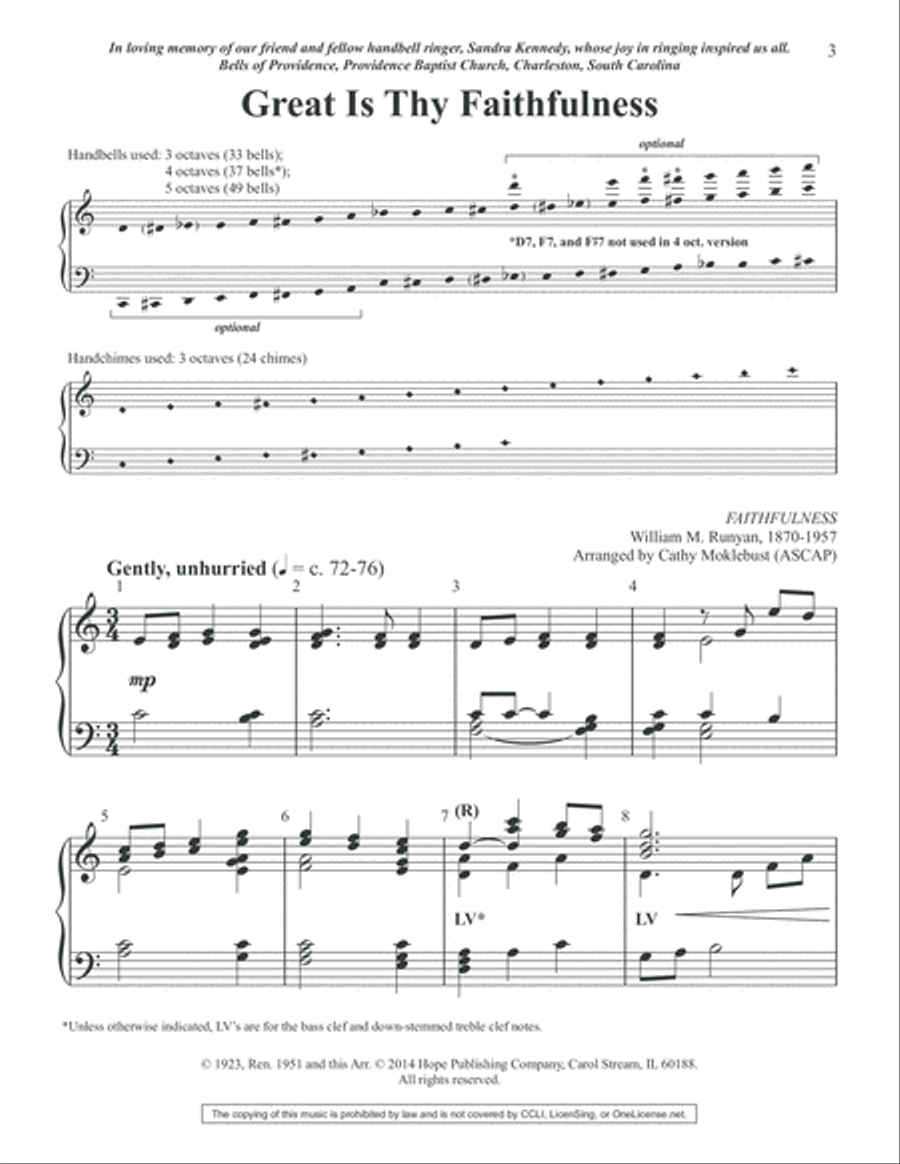 Great Is Thy Faithfulness 5-Octaves scores gallery preview page 3