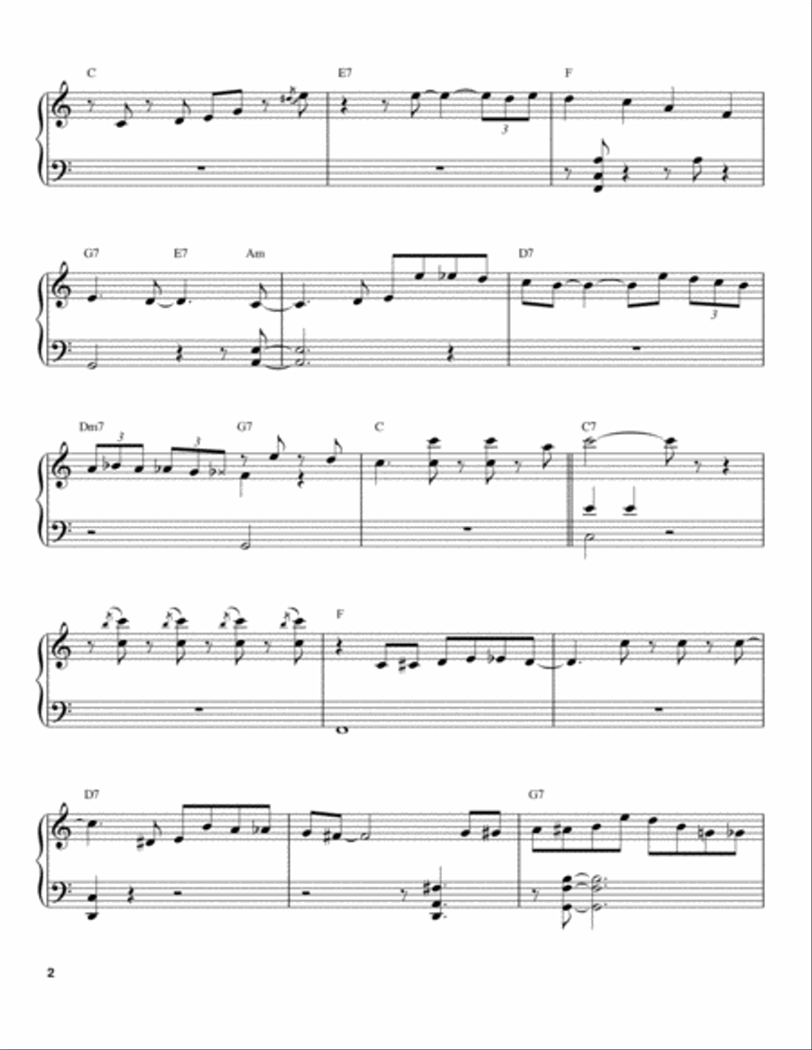 On The Sunny Side Of The Street Piano scores gallery preview page 2