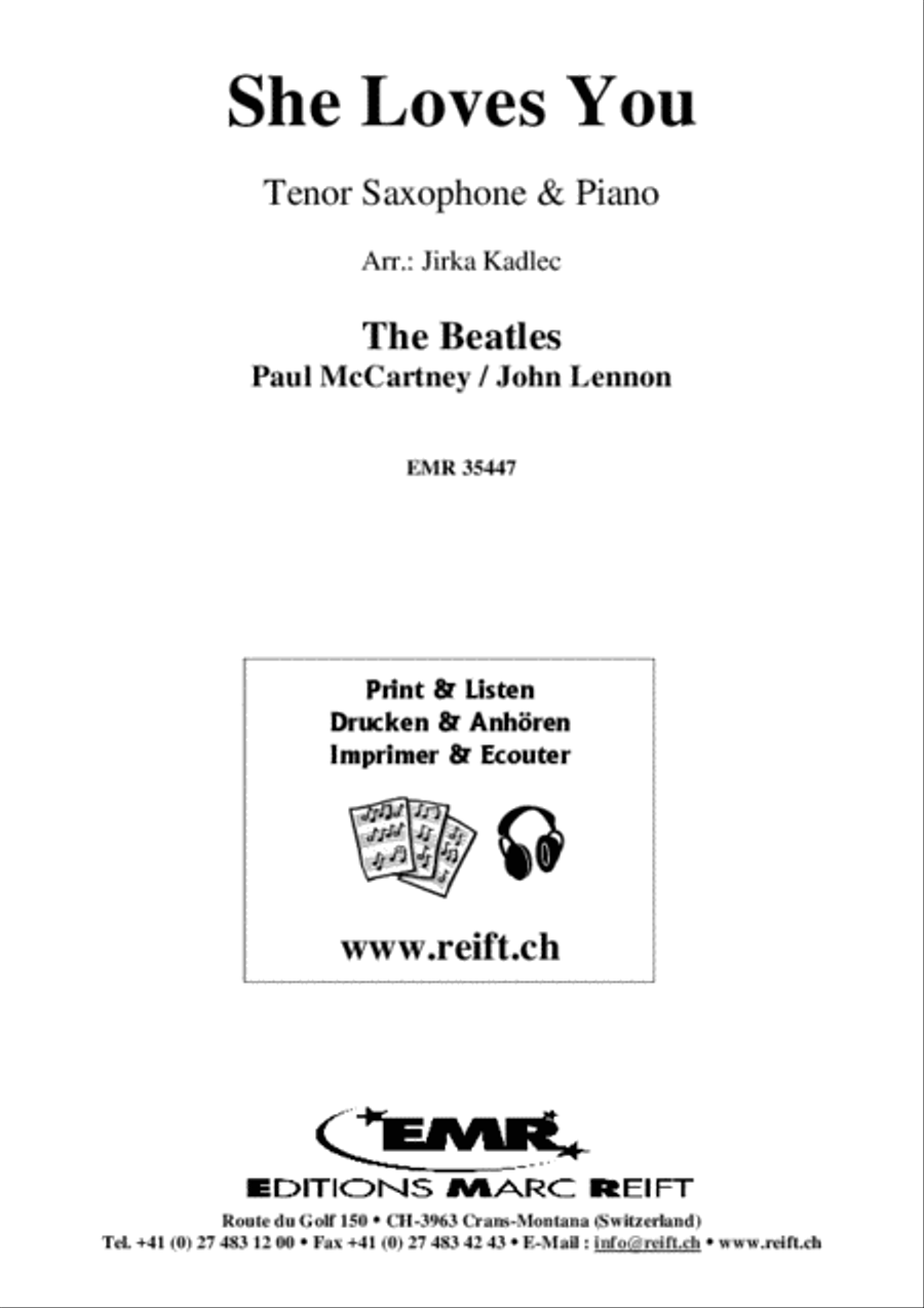She Loves You Tenor Saxophone scores gallery preview page 2