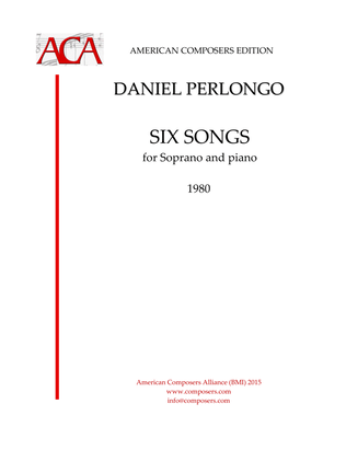 Book cover for [Perlongo] Six Songs