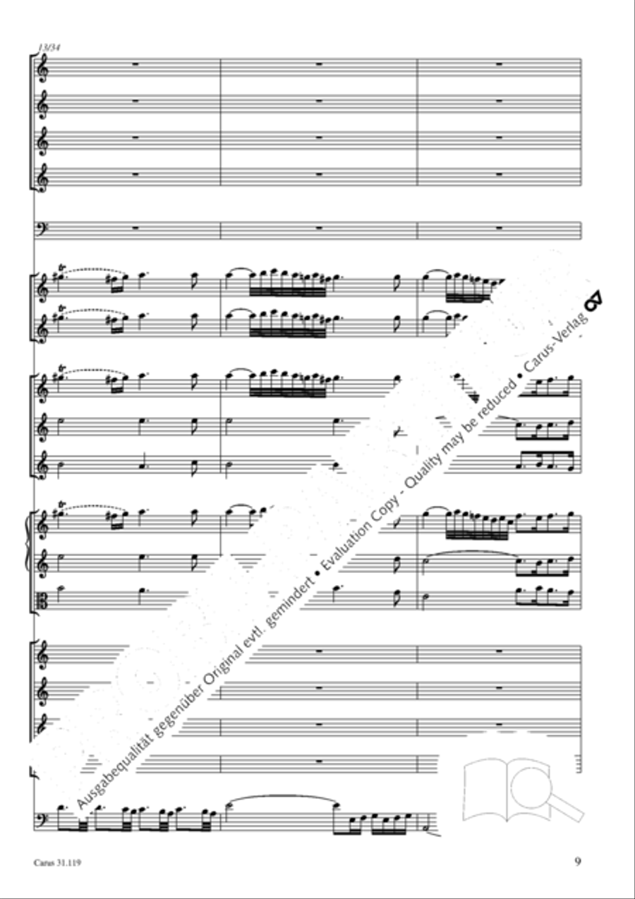 Praise the Lord, O Jerusalem (Preise, Jerusalem, den Herrn) 4-Part scores gallery preview page 10