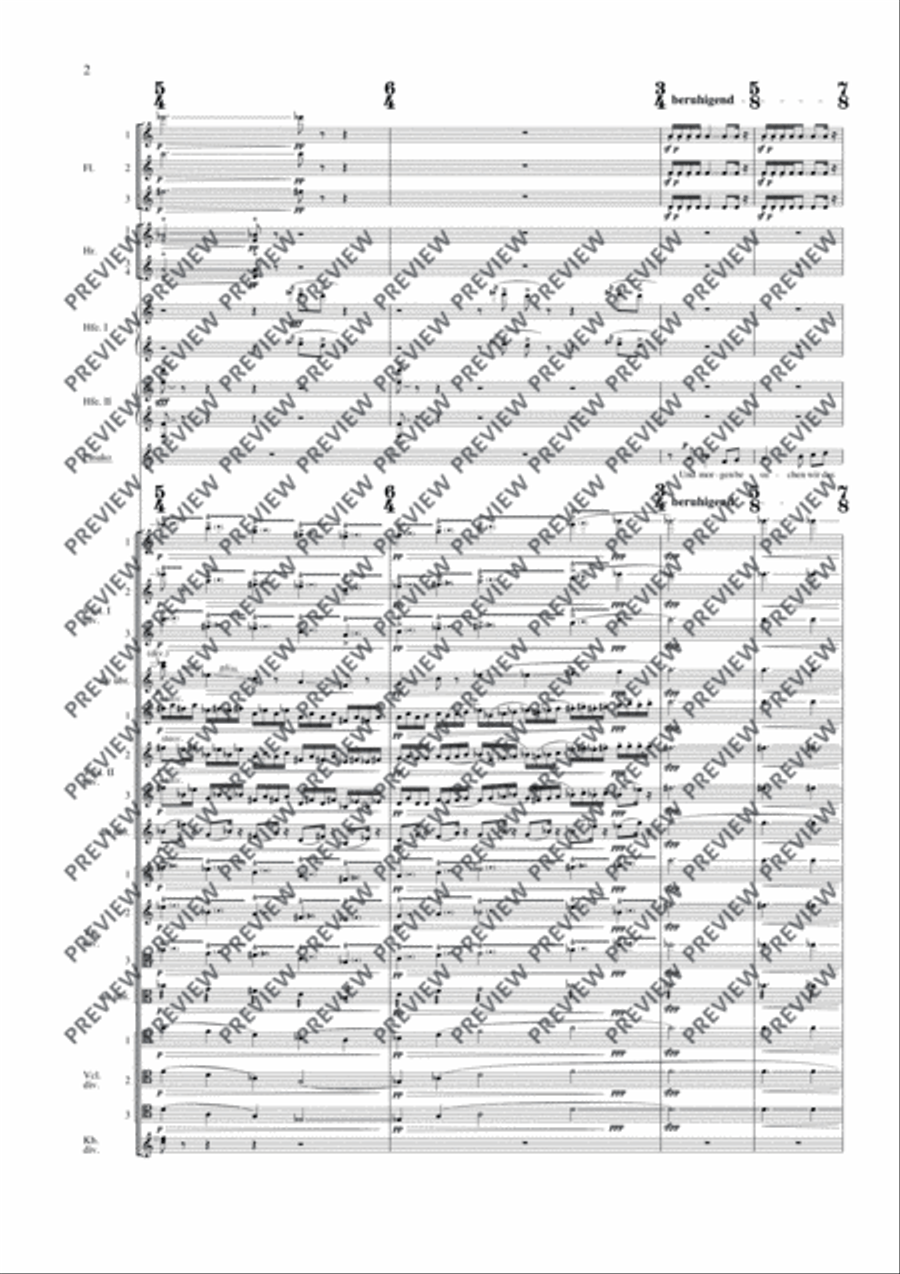 Das verratene Meer Study Score scores gallery preview page 13