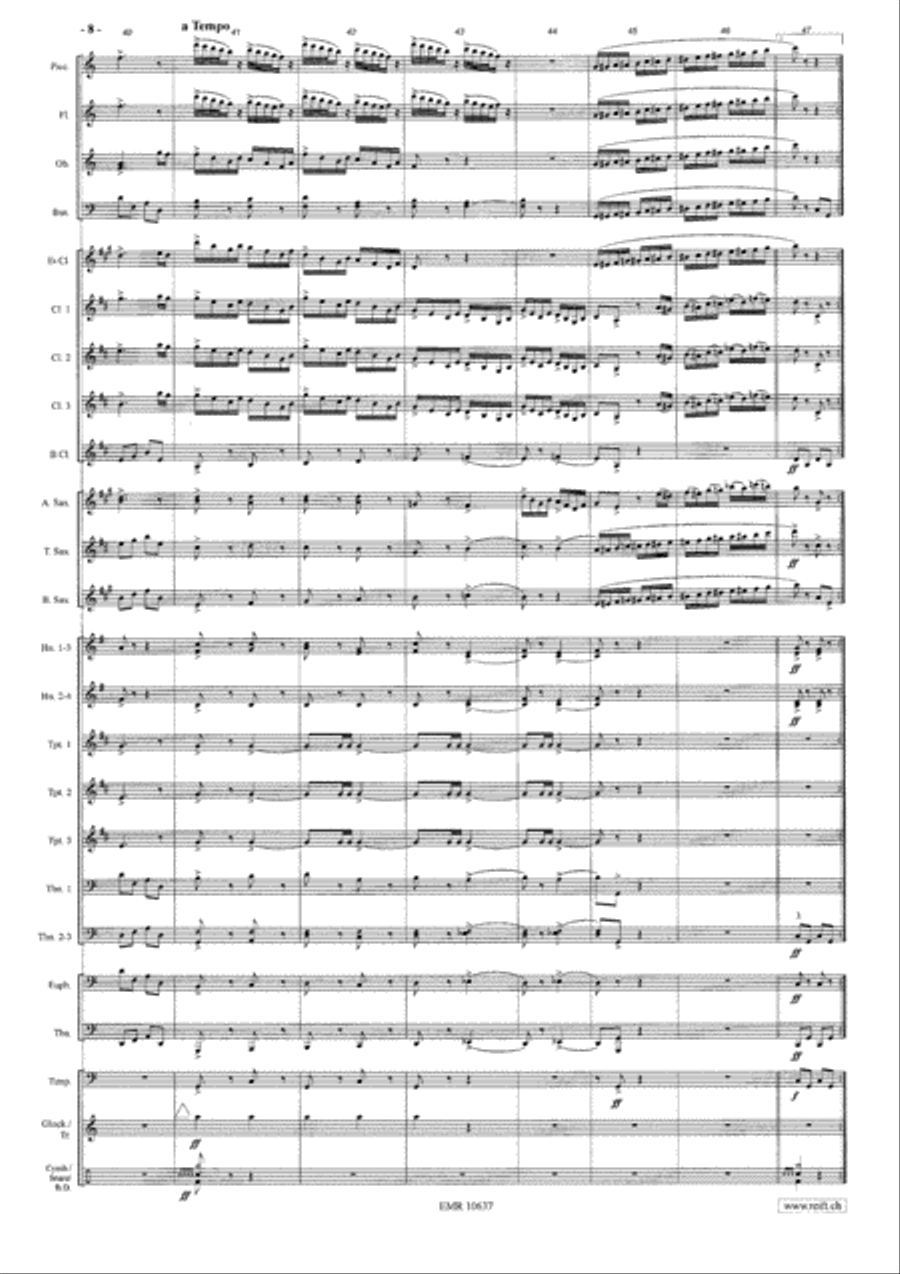 Brassed Off Concert Band scores gallery preview page 9