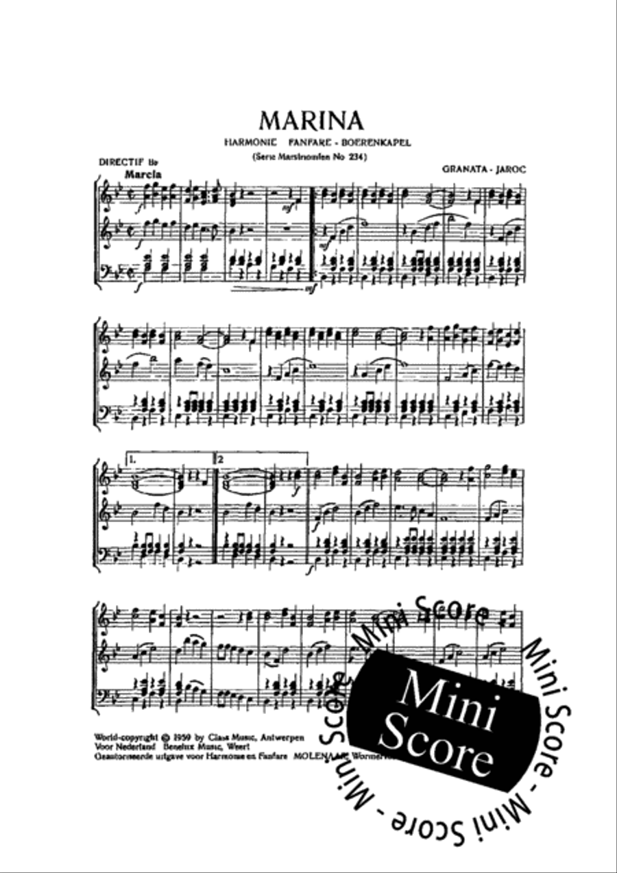 Marina Fanfare Band scores gallery preview page 4