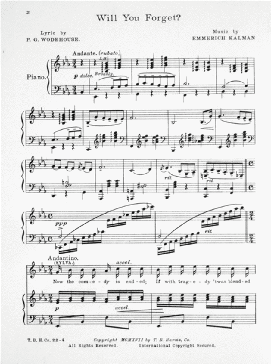 Will You Forget Voice scores gallery preview page 2