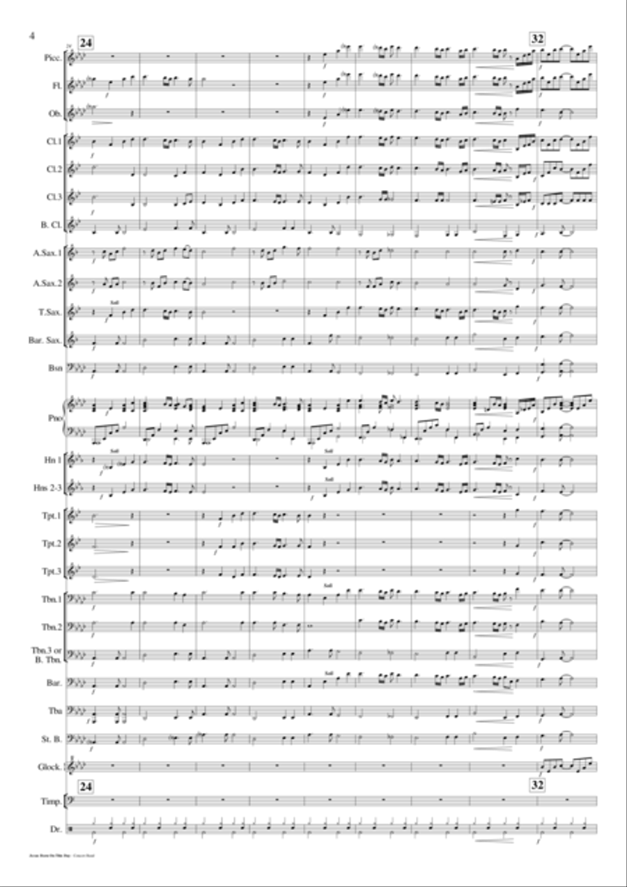 Jesus Born On This Day Concert Band scores gallery preview page 5