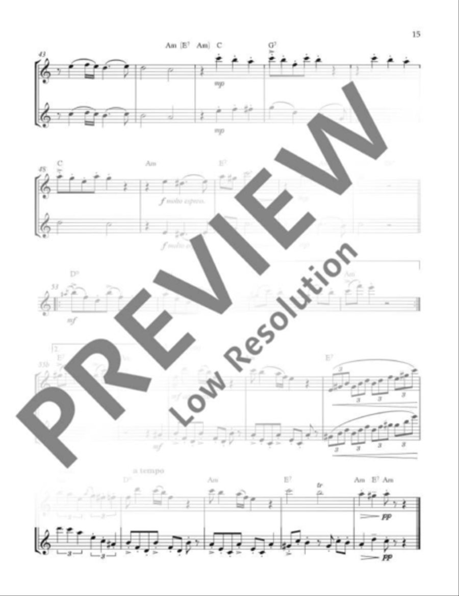 Argentinian Tango and Folk Tunes for Flute Flute Solo scores gallery preview page 16