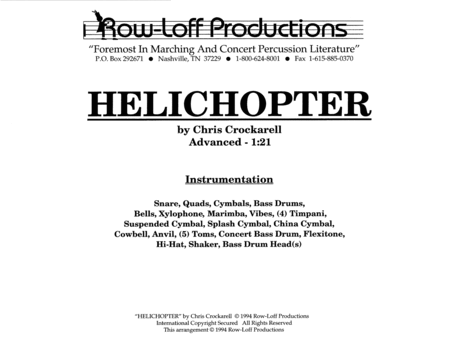 HeliChopter w/Tutor Tracks