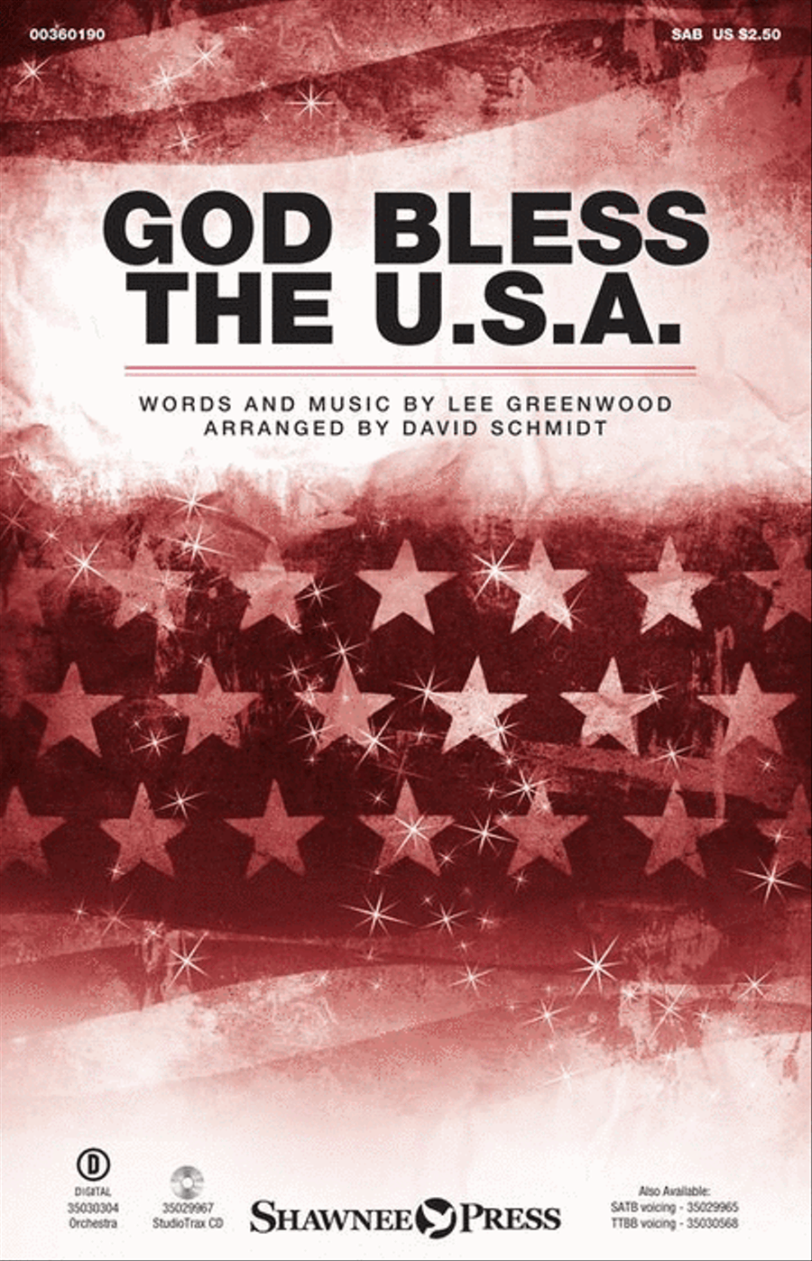 God Bless the U.S.A. 3-Part scores gallery preview page 2