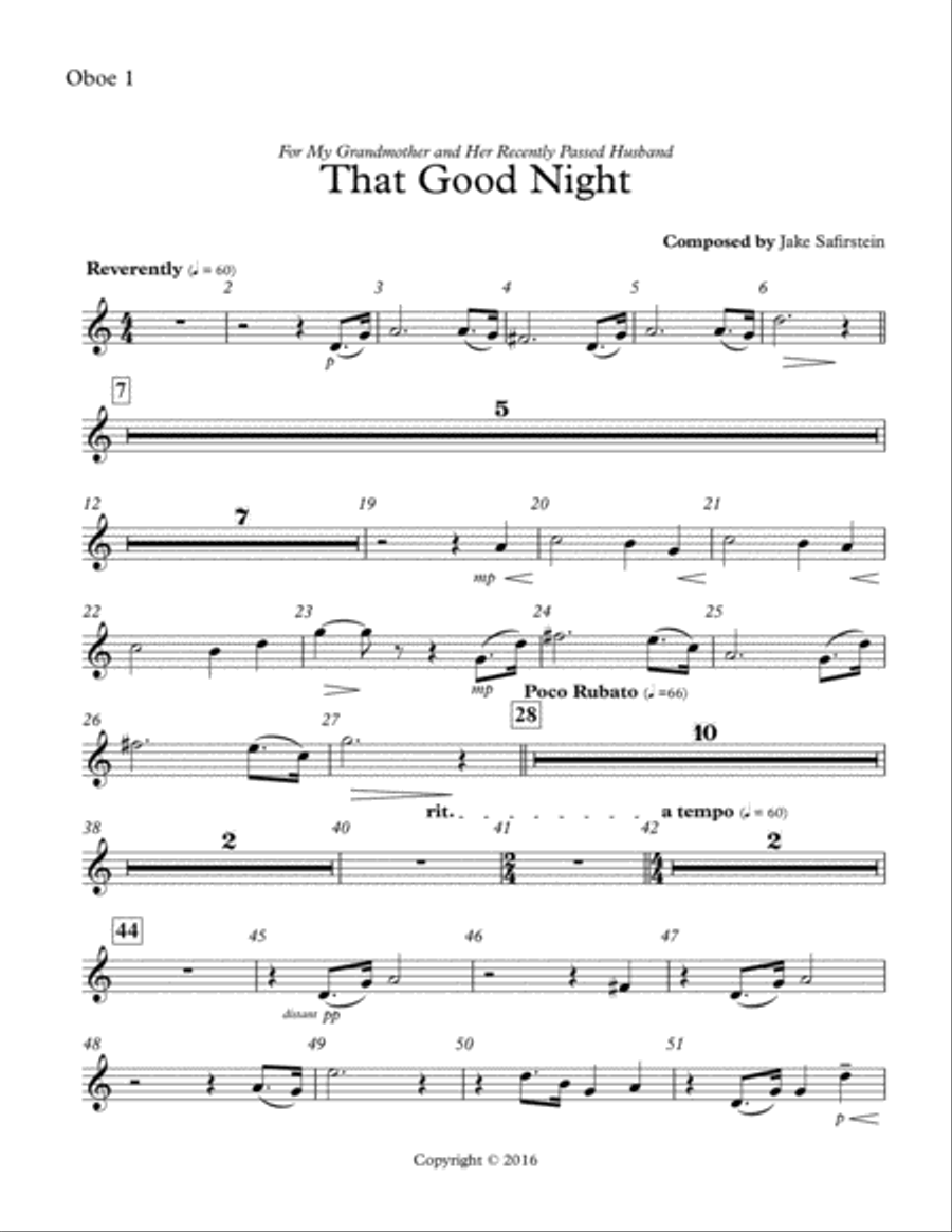 That Good Night That Good Night 4-Part scores gallery preview page 5