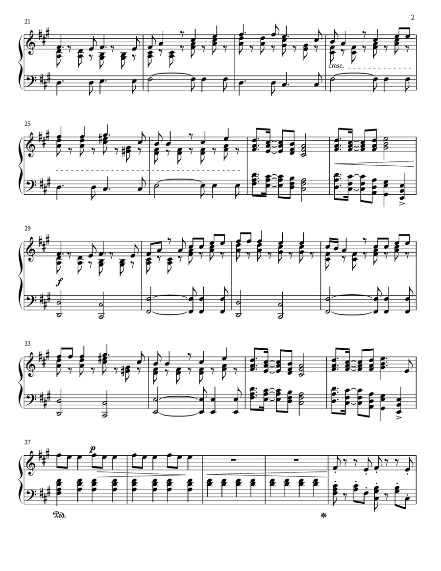 Waiting For Love Piano Solo scores gallery preview page 2