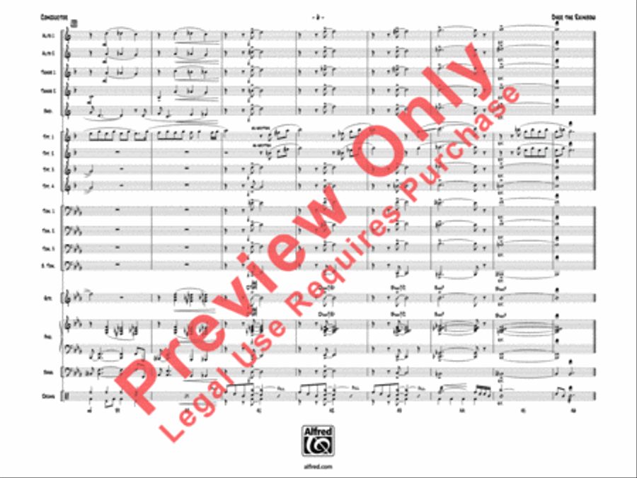 Over the Rainbow Jazz Ensemble scores gallery preview page 9