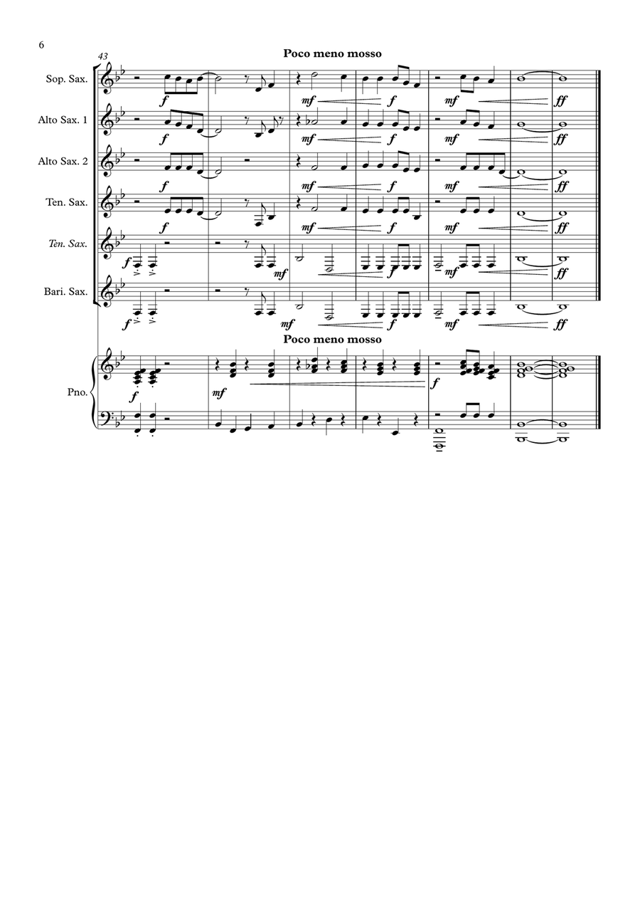 King Of The Road King Of The Road Woodwind Ensemble scores gallery preview page 6