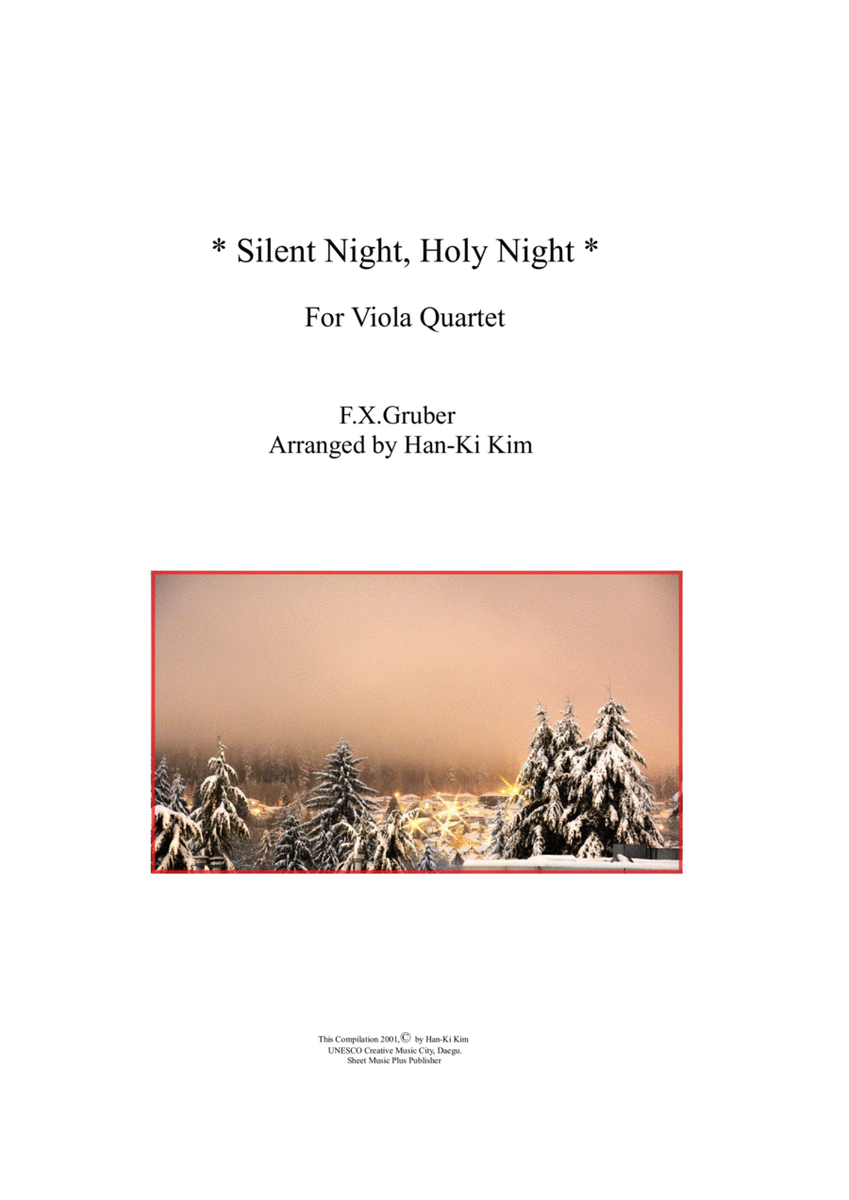 Silent Night, Holy Night (For 4 Violas) image number null