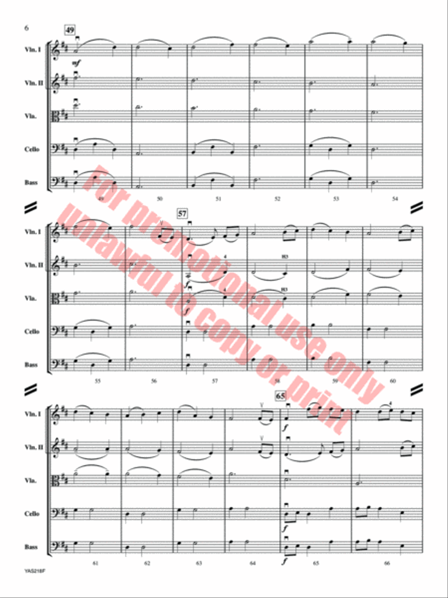 Canon Noel Canon Noel Orchestra scores gallery preview page 7