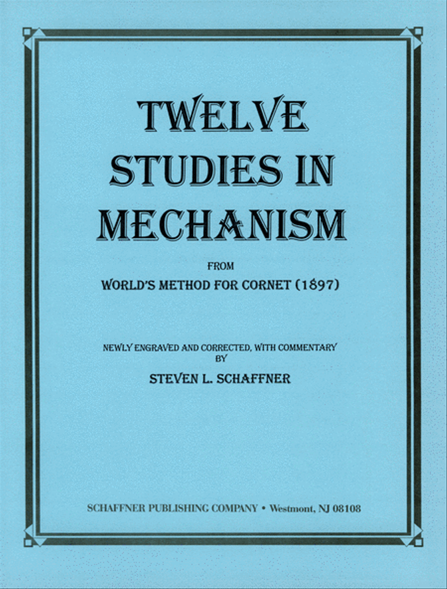 Twelve Studies In Mechanism Trumpet scores gallery preview page 1