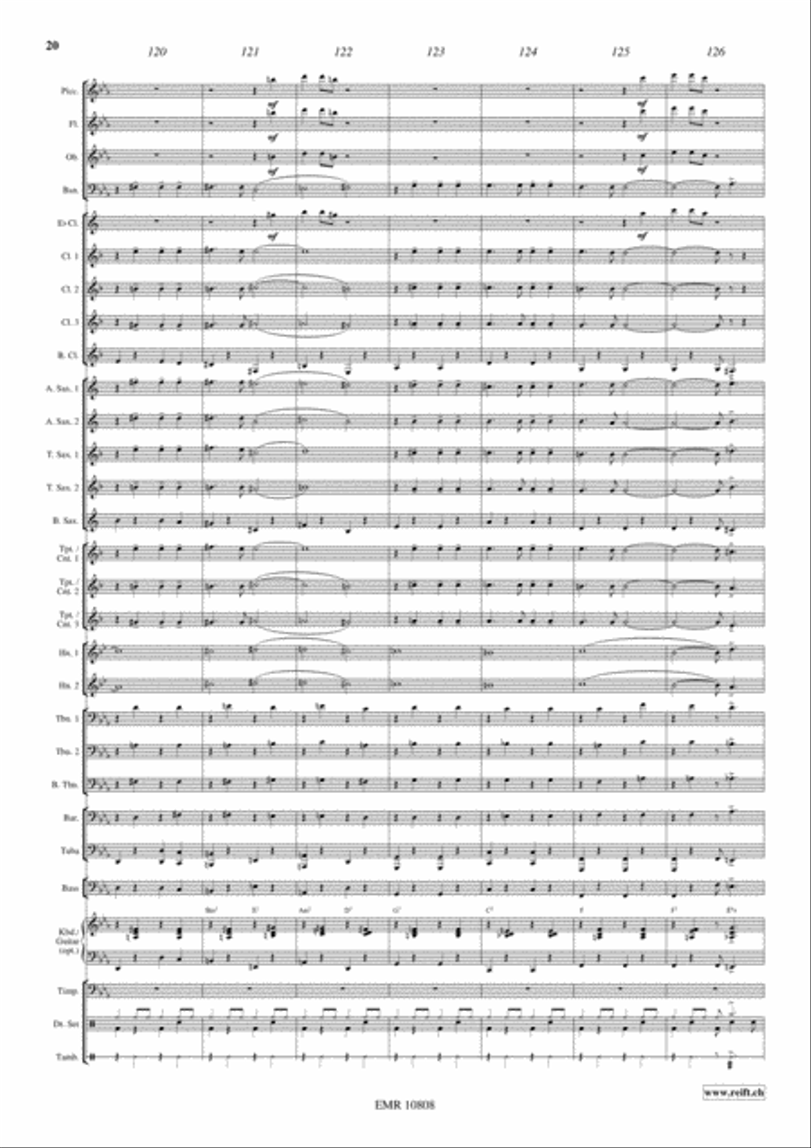 Gershwin Medley Gershwin Medley Concert Band scores gallery preview page 21