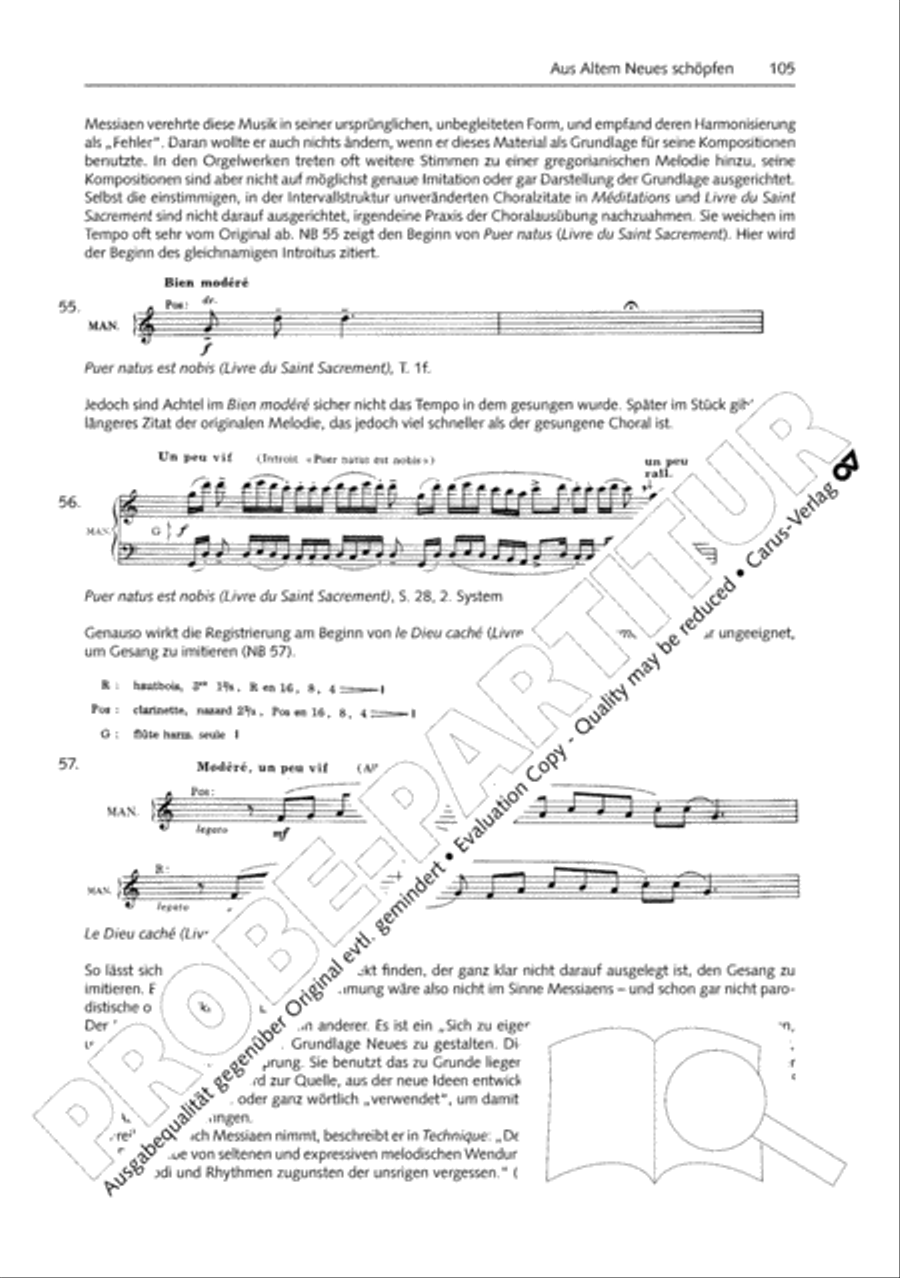 Orgelschule zur historischen Auffuhrungspraxis Organ Solo scores gallery preview page 106