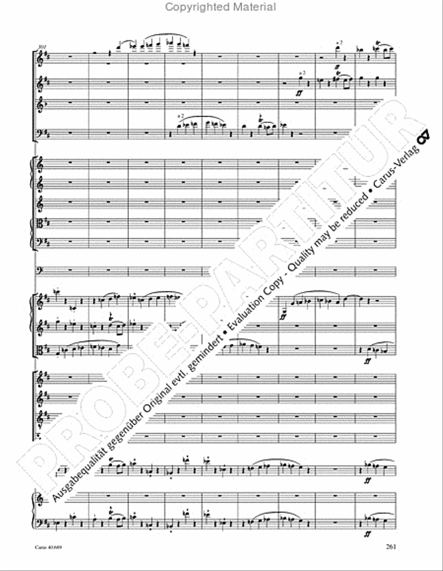 Missa solemnis Missa solemnis 4-Part scores gallery preview page 277