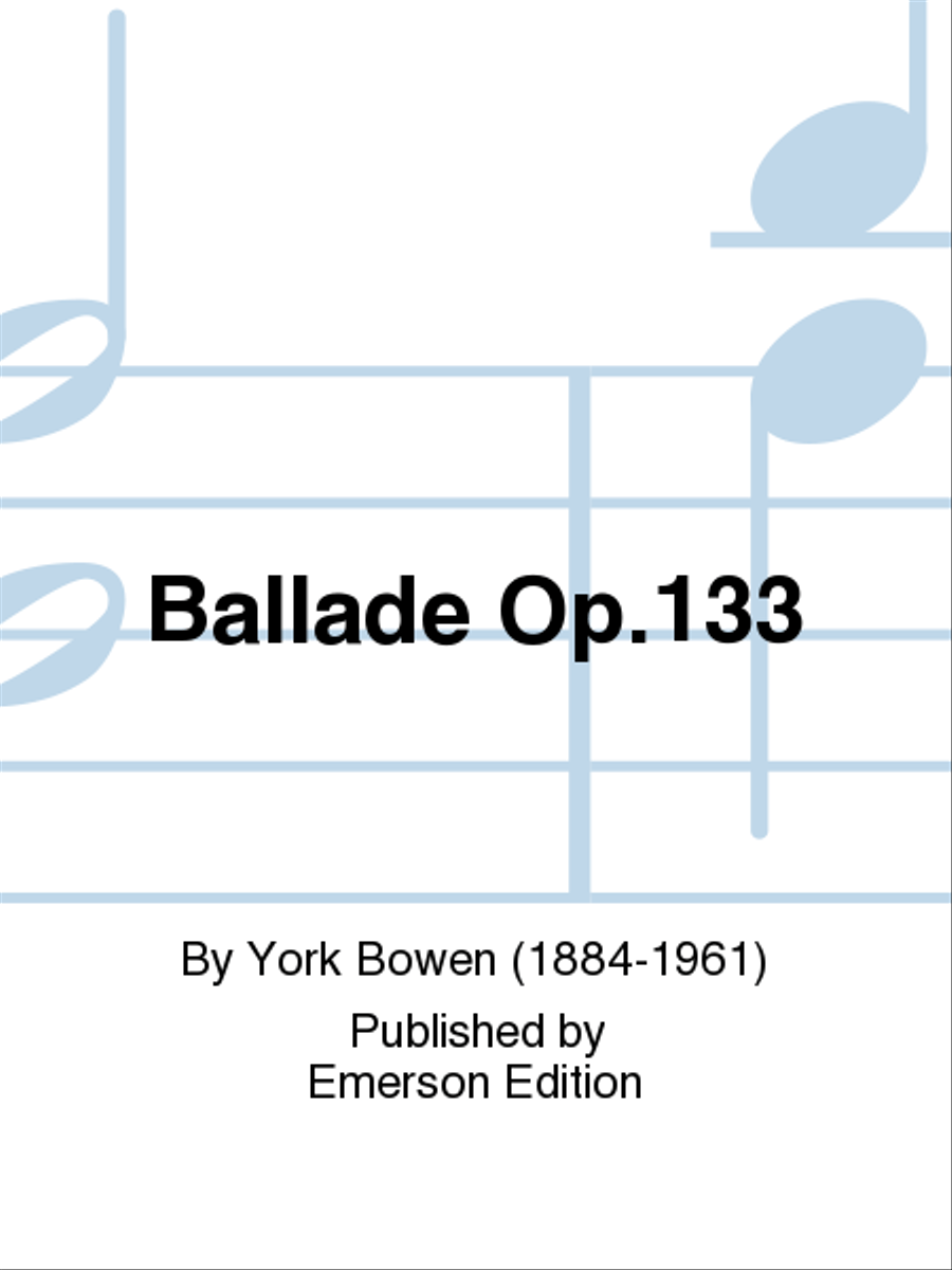 Ballade Op. 133 Horn scores gallery preview page 1