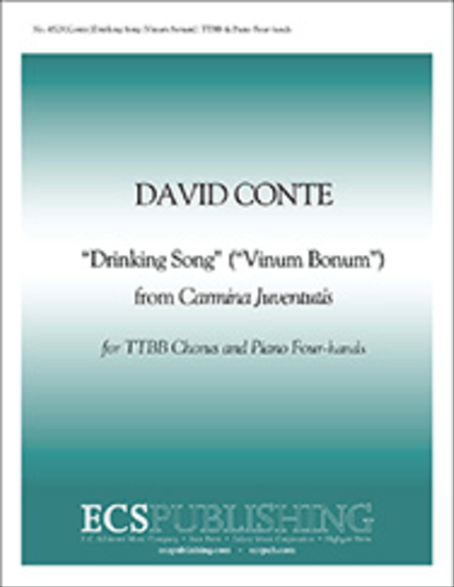 Carmina Juventutis: Drinking Song (Vinum bonum) TTBB scores gallery preview page 1